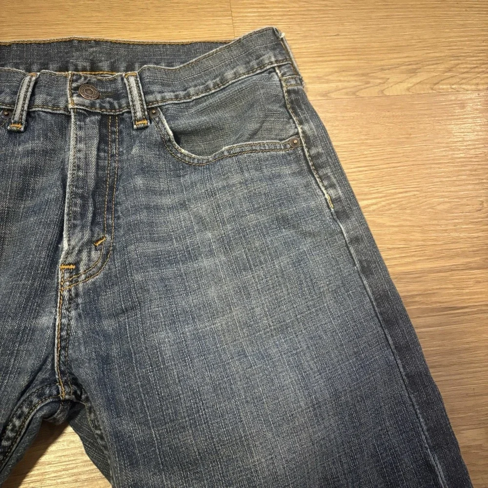 Levi 505 Mens 31x30 Classic Straight‎  Regular Fit Denim Blue Jeans Medium Wash